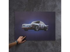Automobilist Posters | Porsche 911 RSR - Colours of Speed - Martini - Targa Florio - 1973 | Unlimited Edition 5
