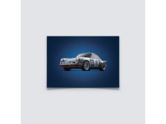 Porsche 911 RSR - Martini - Targa Florio - 1973 - Colors of Speed Poster