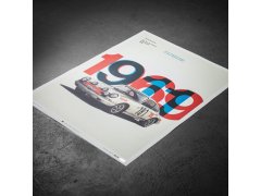 Automobilist Posters | Porsche 911R - Tour de France - 1969 - White | Limited Edition 3