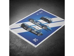 Automobilist Posters | Shelby-Ford AC Cobra Mk III - 1965 - Blue | Limited Edition 3