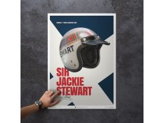 Automobilist Posters | Sir Jackie Stewart - Helmet - 1969 | Unlimited Edition 4