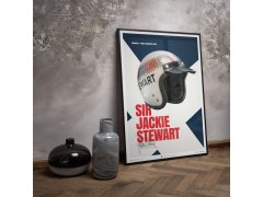Automobilist Posters | Sir Jackie Stewart - Helmet - 1969 | Unlimited Edition 5