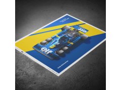 Automobilist Posters | Tyrrell P34 - Jody Scheckter - Swedish Grand Prix - 1976 | Limited Edition 4