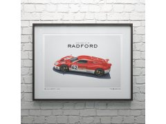 Automobilist Posters | Lotus Type 62-2 - Coachbuilt by Radford - Gold Leaf - 2021 | Limited Edition 2