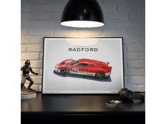 Automobilist Posters | Lotus Type 62-2 - Coachbuilt by Radford - Gold Leaf - 2021 | Limited Edition 4