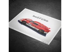 Automobilist Posters | Lotus Type 62-2 - Coachbuilt by Radford - Gold Leaf - 2021 | Limited Edition 7