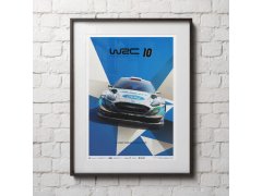 Automobilist Posters | WRC 10 - Ford - The Official Game Cover | Limited Edition 6