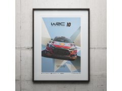 Automobilist Posters | WRC 10 - Hyundai - The Official Game Cover | Limited Edition 3