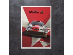 Automobilist Posters | WRC 10 - Toyota - The Official Game Cover | Limited Edition 5