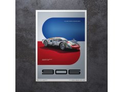 Automobilist Posters | Porsche 906 - 12 Hours of Sebring - 1970 | Limited Edition 7