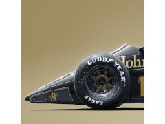 Automobilist Posters | Lotus 97T - Ayrton Senna - The First Win - Estoril - 1985 | Limited Edition 3