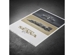 Automobilist Posters | Lotus 97T - Ayrton Senna - The First Win - Estoril - 1985 | Limited Edition 6
