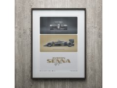 Automobilist Posters | Lotus 97T - Ayrton Senna - The First Win - Estoril - 1985 | Limited Edition 7
