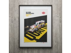 Automobilist Posters | Audi Quattro S1 - Walter Röhrl & Christian Geistdörfer - Shadow - San Remo - 1985 | Limited Edition 4