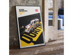 Automobilist Posters | Audi Quattro S1 - Walter Röhrl & Christian Geistdörfer - Shadow - San Remo - 1985 | Limited Edition 6