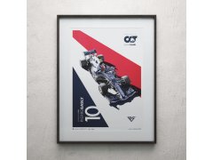Automobilist Posters | Scuderia AlphaTauri - Pierre Gasly - 2021 | Limited Edition 2