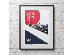 Automobilist Posters | Scuderia AlphaTauri - Yuki Tsunoda - 2021 | Limited Edition 2