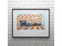 Automobilist Posters | McLaren x Gulf - Lando Norris - 2021 - Horizontal | Limited Edition 4