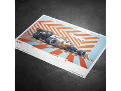 Automobilist Posters | McLaren x Gulf - Lando Norris - 2021 - Horizontal | Limited Edition 5
