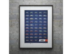 Automobilist Posters | WRC Manufacturers’ Champions - 48th Anniversary - 1973-2020 | Limited Edition 5