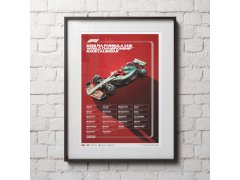 Automobilist Posters | Formula 1® - World Championship Race Calendar - 2022 | Limited Edition 2