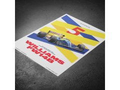 Automobilist Posters | Williams Racing - Red Five - F1® World Drivers´ & Constructors´ Champion - 1992 | Limited Edition 5