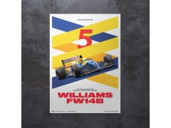 Automobilist Posters | Williams Racing - Red Five - F1® World Drivers´ & Constructors´ Champion - 1992 | Limited Edition 6