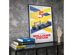 Automobilist Posters | Williams Racing - Red Five - F1® World Drivers´ & Constructors´ Champion - 1992 | Limited Edition 7