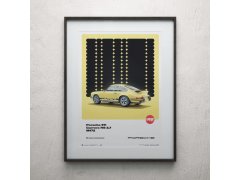 Automobilist Posters | Porsche 911 Carrera RS 2.7 - 50th Anniversary - 1973 - Yellow, Mini Edition, 21 x 30 cm 5