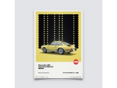 Automobilist Posters | Porsche 911 Carrera RS 2.7 - 50th Anniversary - 1973 - Yellow, Limited Edition of 200, 50 x 70 cm 8