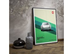 Automobilist Posters | Porsche 911 Carrera RS 2.7 - 50th Anniversary - 1973 - White, Limited Edition of 200, 50 x 70 cm 6
