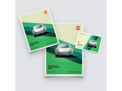 Automobilist Posters | Porsche 911 Carrera RS 2.7 - 50th Anniversary - 1973 - White, Mini Edition, 21 x 30 cm 7