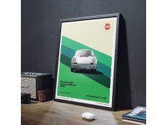 Automobilist Posters | Porsche 911 Carrera RS 2.7 - 50th Anniversary - 1973 - White, Mini Edition, 21 x 30 cm 9