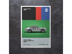 Automobilist Posters | Porsche 911 Carrera RSR 2.8 - 50th Anniversary - Targa Florio - 1973, Classic Edition, 40 x 50 cm 3