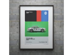 Automobilist Posters | Porsche 911 Carrera RSR 2.8 - 50th Anniversary - Targa Florio - 1973, Classic Edition, 40 x 50 cm 5