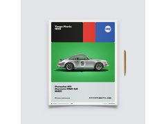Automobilist Posters | Porsche 911 RSR - 50th Anniversary - Targa Florio - 1973, Classic Edition, 40 x 50 cm