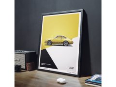 Automobilist Posters | Porsche 911 RS - 1973 - Yellow, Mini Edition, 21 x 30 cm 8
