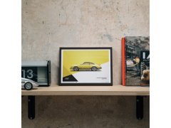Automobilist Posters | Porsche 911 RS - 1973 - Yellow, Mini Edition, 21 x 30 cm 9