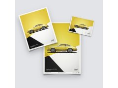 Automobilist Posters | Porsche 911 RS - 1973 - Yellow, Mini Edition, 21 x 30 cm 10
