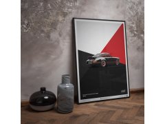 Automobilist Posters | Porsche 911 RS - 1973 - Black, Classic Edition, 40 x 50 cm 7
