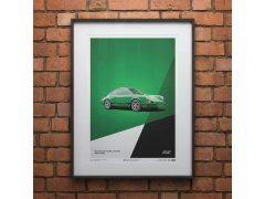 Automobilist Posters | Porsche 911 RS - 1973 - Green, Classic Edition, 40 x 50 cm 2