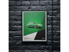 Automobilist Posters | Porsche 911 RS - 1973 - Green, Classic Edition, 40 x 50 cm 10