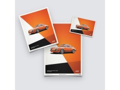 Automobilist Posters | Porsche 911 RS - 1973 - Orange, Mini Edition, 21 x 30 cm 8