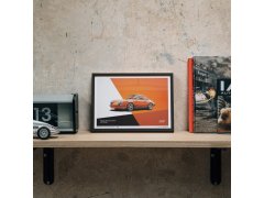 Automobilist Posters | Porsche 911 RS - 1973 - Orange, Mini Edition, 21 x 30 cm 9