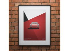 Automobilist Posters | Porsche 911 RS - 1973 - Red, Mini Edition, 21 x 30 cm 2