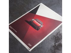 Automobilist Posters | Porsche 911 RS - 1973 - Red, Mini Edition, 21 x 30 cm 3