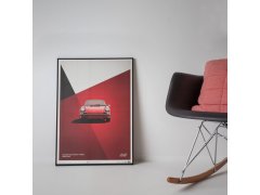 Automobilist Posters | Porsche 911 RS - 1973 - Red, Mini Edition, 21 x 30 cm 7