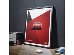 Automobilist Posters | Porsche 911 RS - 1973 - Red, Mini Edition, 21 x 30 cm 9