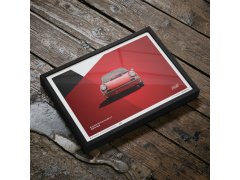 Automobilist Posters | Porsche 911 RS - 1973 - Red, Mini Edition, 21 x 30 cm 10