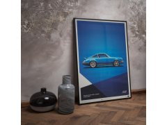 Automobilist Posters | Porsche 911 RS - 1973 - Blue, Mini Edition, 21 x 30 cm 7